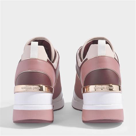 michael kors pink heels|Michael Kors pink tennis shoes.